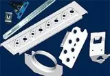 Various shapes of stamped parts